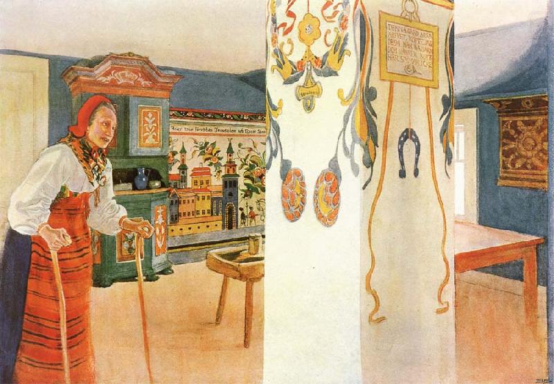 Carl Larsson Mother Kersti china oil painting image